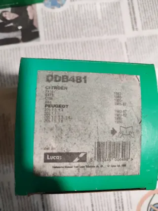 Coperchio Distribuzione Accensione Lucas Citroën Peugeot