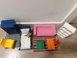 Conjunto Muebles Juguete Casa Muñecas