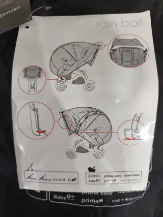 Protector lluvia Rainball para carrito