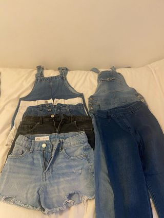 Ropa Tejana Niña talla 9-10 años