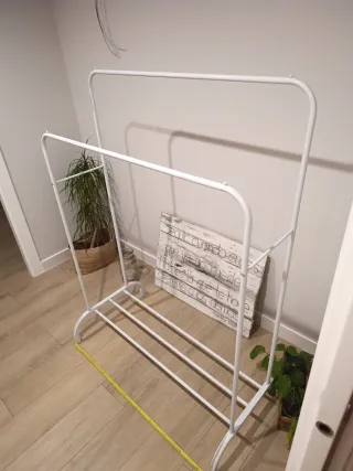 Perchero Metálico Blanco