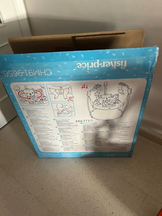 Saltador para bebé con juguetes