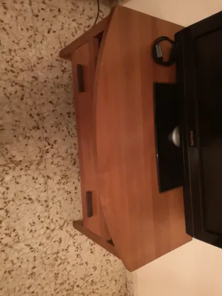 Mueble TV madera con cajón