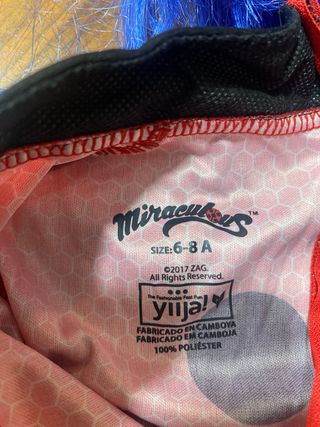 Disfraz Ladybug Talla 6 a 8 años