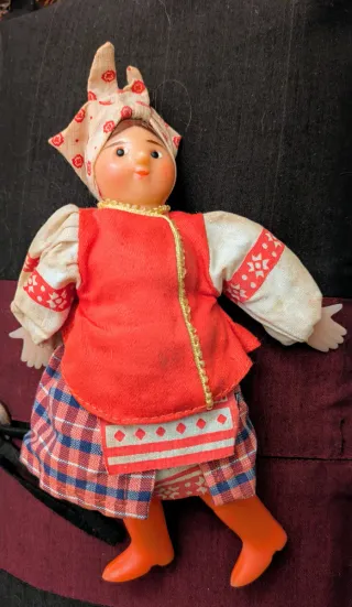 Bambola russa vintage anni70.