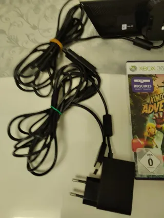 Cámara Kinect Xbox 360 + Juego Kinect Adventures