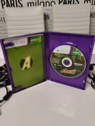 Cámara Kinect Xbox 360 + Juego Kinect Adventures