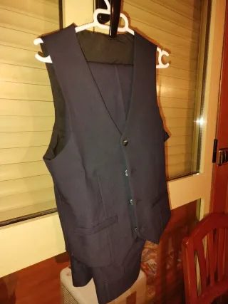 Traje SIN USAR de hombre Slim Fit negro Talla XS