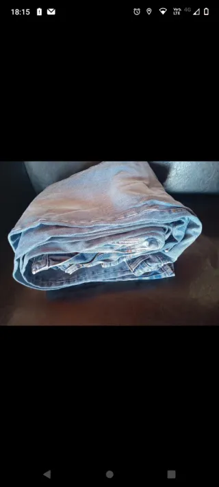 Lotto 5 jeans per riparazioni o progetti creativi