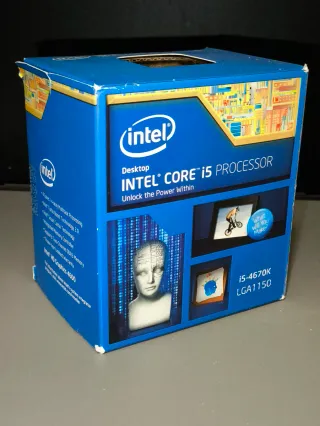 Intel Core i5-4670K + disipador + caja