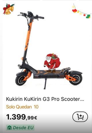 Patinete Eléctrico Kukirin G3 Pro