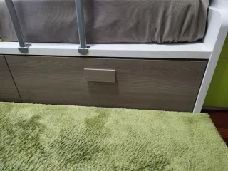 Habitación infantil litera con cajones