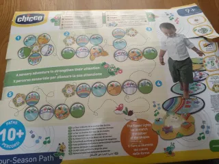 Tapete de actividades sensoriales para bebé