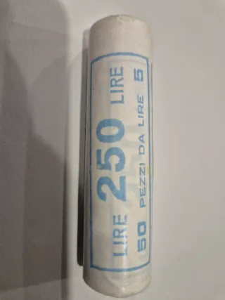 Rotolino 5 Lire 250 Pezzi