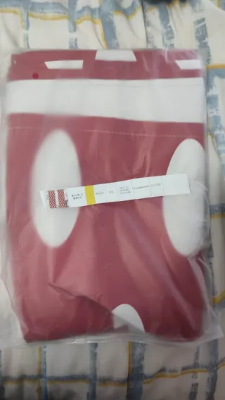 Set di 2 tende lunari rosse e bianche