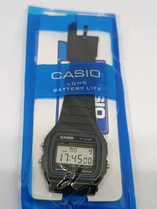 Reloj Casio F-91W Negro