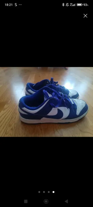 Nike Talla 42 Azul/Blanco