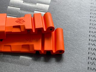 Correa caucho Accordion Naranja para Panerai 24mm
