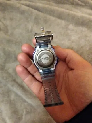 Reloj Calypso Digital Deportivo Azul/Rosa