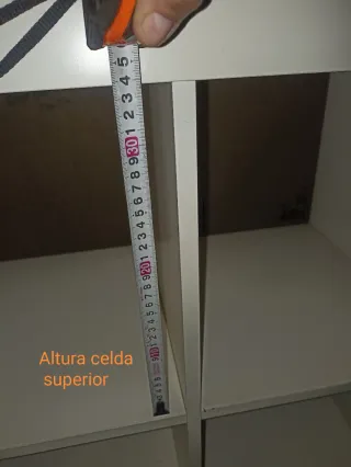 LEER BIEN, estantería Kallax 4 cubos modificada