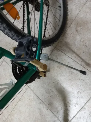 Bicicleta de montaña verde ,descuento NAVIDAD