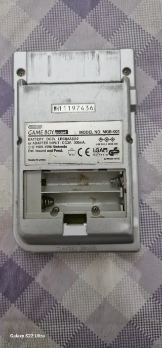 Nintendo Game Boy Pocket Grigio