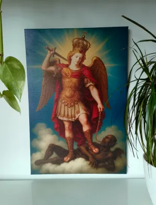 Cuadro San Miguel Arcángel 60x40cm