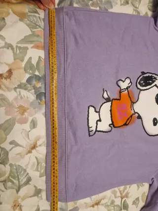 Sudadera Zara Snoopy Talla L