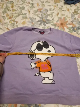 Sudadera Zara Snoopy Talla L