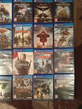 Lote de 15 Juegos PS4