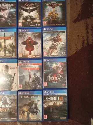 Lote de 15 Juegos PS4