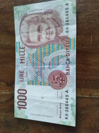 1000 Lire Montessori Banca d'Italia