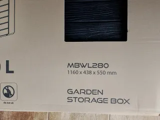 Baúl Almacenamiento Exterior 280L