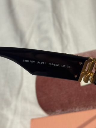 Occhiali da sole Miu Miu Glimpse Neri