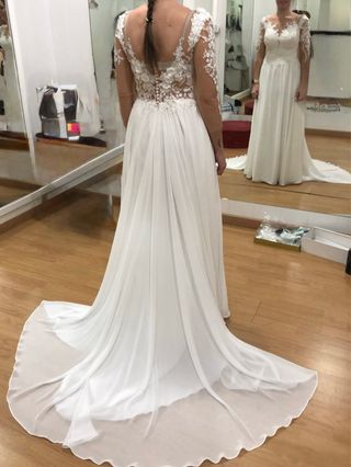 Vestido de Novia Talla 38 Blanco, Nuevo
