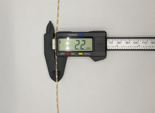 Cadena Figaro de oro de 18k, 4.52 g, 50 cm.