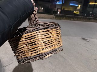 Cesto antico in vimini