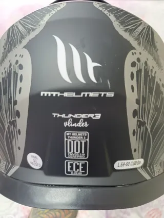 Casco MT Helmets Mariposa Gris