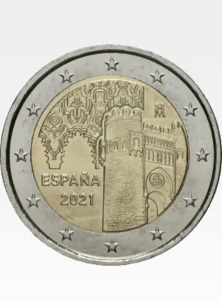 2 euro Spagna 2021 Toledo