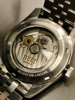 Reloj Hult Aquatique Negro Automático