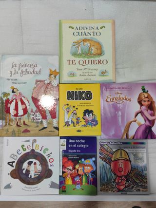 lote de 7 cuentos infantiles