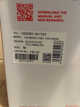 Casco Enduro LS2 MX Amarillo/Negro