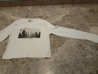 Lote 4 camisetas manga larga niña Talla S