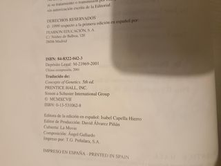 Conceptos de genética. 5ª edición.