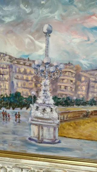 Cuadro pintado a mano