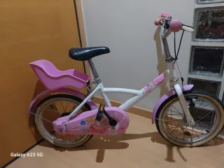 Bicicleta infantil rosa