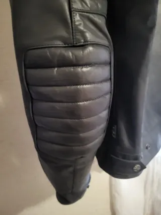 Chaqueta de cuero para motorista