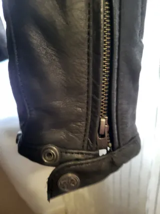 Chaqueta de cuero para motorista