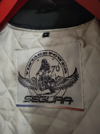 Chaqueta de cuero para motorista