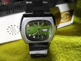 Reloj CAMY Geneve Superautomático Verde